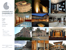 Tablet Screenshot of corradinochiaramello.com
